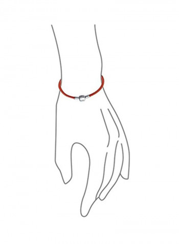 925 Sterling Silver Genuine Leather Bracelet