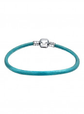 925 Sterling Silver Leather Bracelet