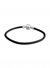 925 Sterling Silver Leather Bracelet