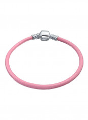 925 Sterling Silver Leather Bracelet