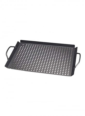 Grill Grid With Handles Silver 1.2x17.8x2centimeter