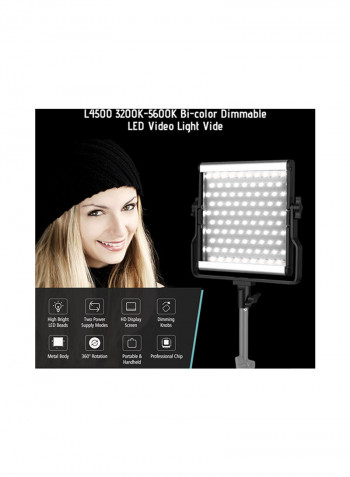 Photography LED Video Light 15watts Black