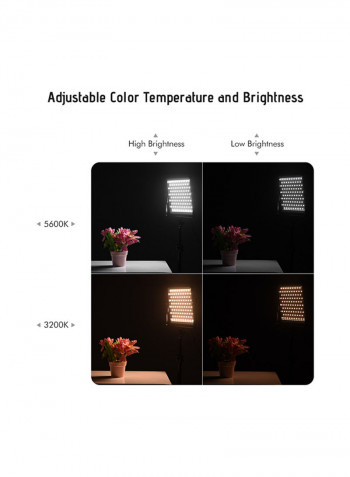 Photography LED Video Light 15watts Black