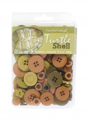 Turtle Clamshell Buttons Orange/Yellow reviews Turtle Clamshell Buttons Orange/Yellow
