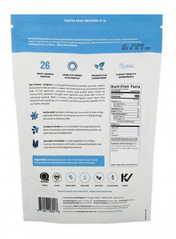 Epic Organic Plant Protein