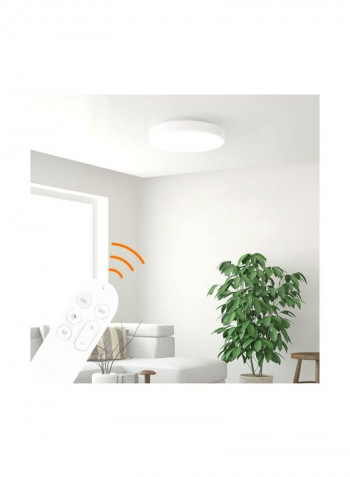 LED Intelligent Ceiling Light White 38.50x10.9x37centimeter