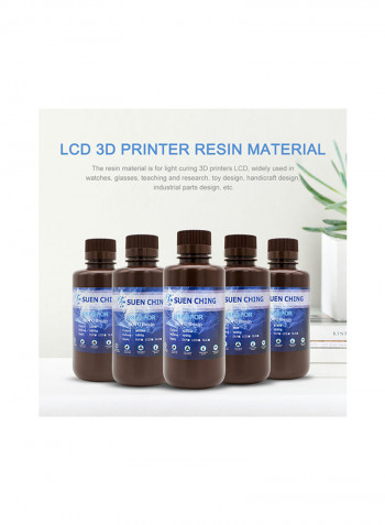Low-odor Tough Resin Material 3D Printing Rapid Resin Material 1000g Red