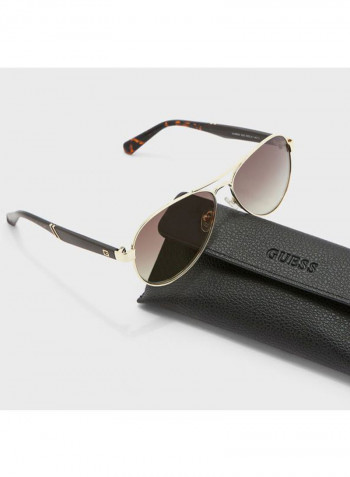 Men's Full Rim Pilot Sunglasses - Lens Size: 60 mm