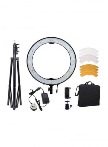 Rl-650S Camera Photo Video 18 Inch 48 Centimeter Outer 55W 240 Pieces LED Light 18inch Black