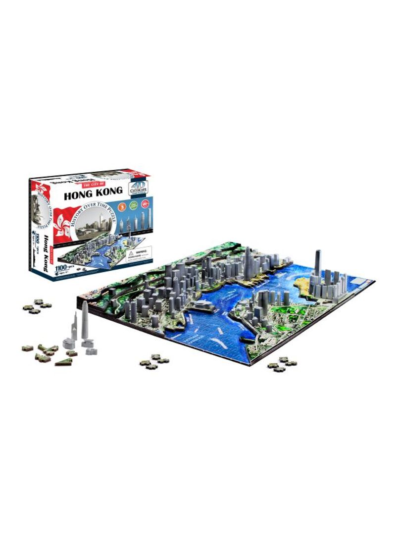 1100-Piece The City Of Hong Kong 3D Puzzle Set 40026