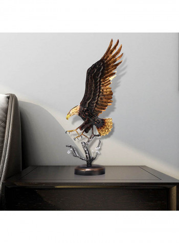 Bald Eagle Sculpture Brown 4019x28centimeter