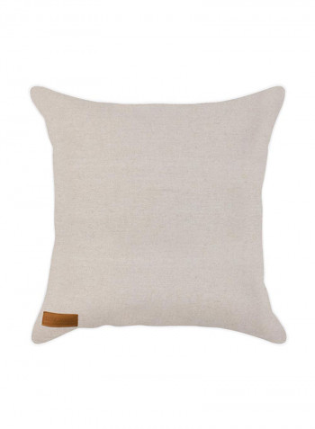 Natural Cowrie Shell Pillow Cover Linen Grey 55 x 55cm