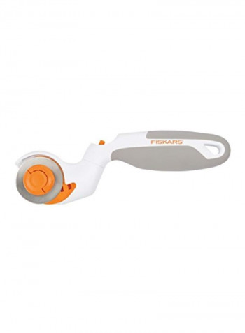 Adjustable Rotary Cutter White/Grey/Yellow 45millimeter