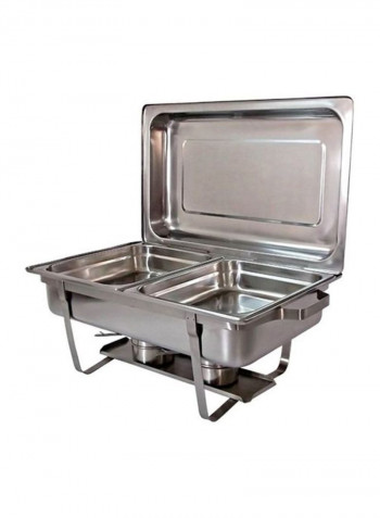 Stainless Steel Chafing Dish Silver 4L