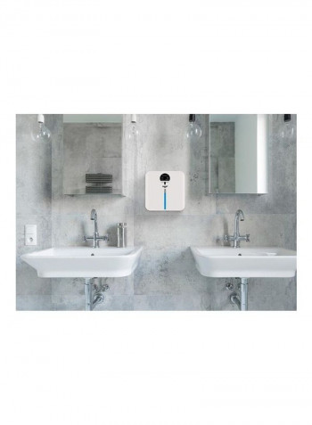 Wall Mounted Hand Washer With Disinfector Alcohol Sprayer White 25 x 12 x 25cm