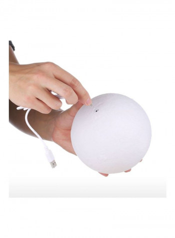 3D Decorative Table Lamp White