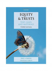 Equity And Trusts Paperback English by Paul S. Davies