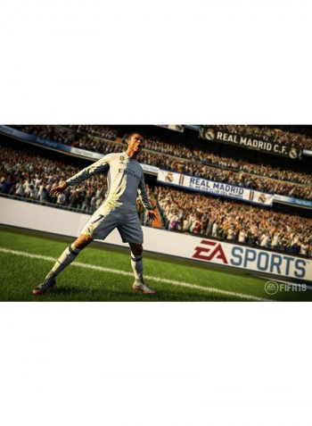 لعبة FIFA 18 Ronaldo Edition (إصدار عالمي) مع ذراع تحكم دوال شوك 4 - Sports - بلاي ستيشن 4 (PS4)