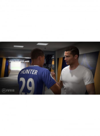 لعبة FIFA 18 Ronaldo Edition (إصدار عالمي) مع ذراع تحكم دوال شوك 4 - Sports - بلاي ستيشن 4 (PS4)