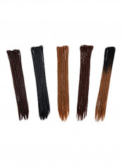 25-Piece Braided Hair Extension Set Multicolour 20inch