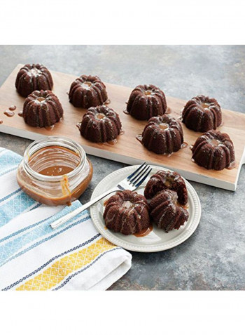 Bundt Brownie Mould Pan Grey 9x14inch