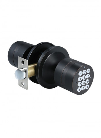 Keyless Digital Door Lock Keypad Black 22.2centimeter