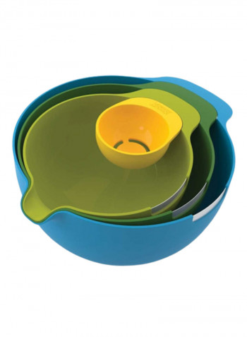 4-Piece Nest Mix Bowl Set Multicolour