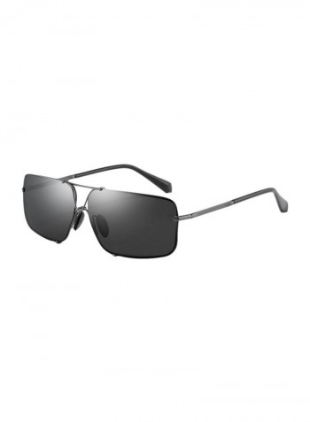 Men's Rectangular Sunglasses - Lens Size: 65 mm