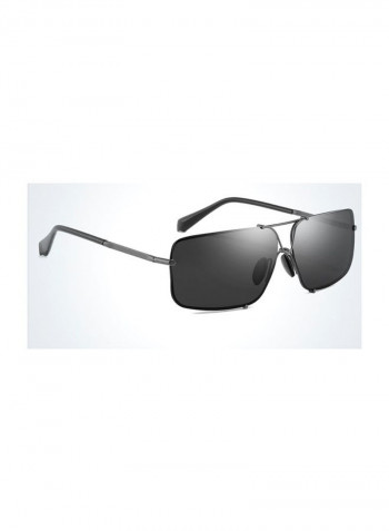 Men's Rectangular Sunglasses - Lens Size: 65 mm