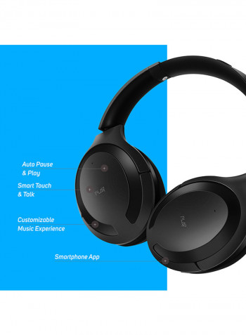 AI Based Wireless Noise Cancelling Headphones Grey/Black