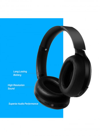 AI Based Wireless Noise Cancelling Headphones Grey/Black