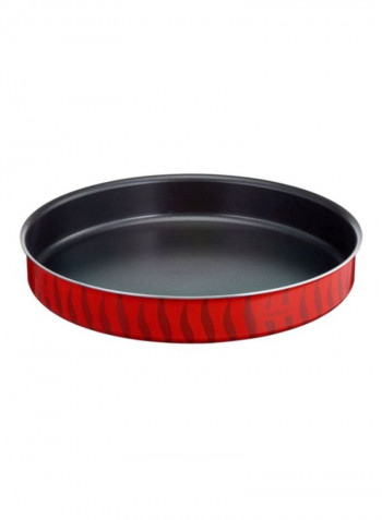 Specialist Round Dish Red/Black 34cm