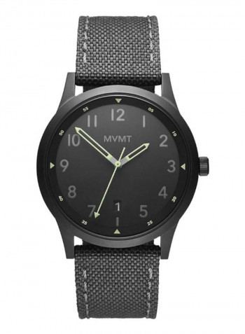 Men's Field Water Resistance Leather Analog Watch 2800015-D