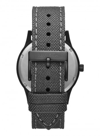 Men's Field Water Resistance Leather Analog Watch 2800015-D