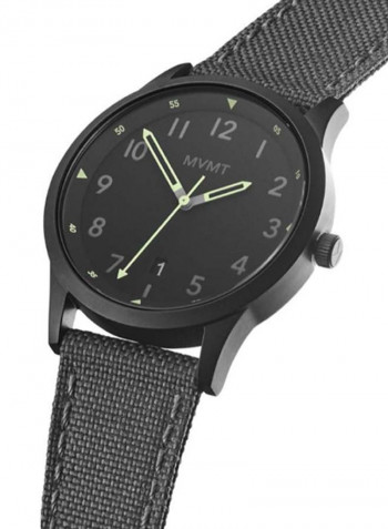 Men's Field Water Resistance Leather Analog Watch 2800015-D