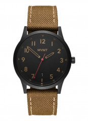 Men's Field Water Resistance Leather Analog Watch 2800017-D