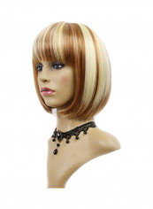 Short Straight Hair Wig 27/613 12inch