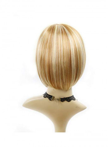 Short Straight Hair Wig 27/613 12inch