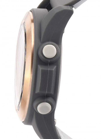 Women's Rubber Analog Wrist Watch - RD-MOS-L9-PAPA-S3