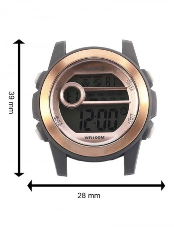 Women's Rubber Analog Wrist Watch - RD-MOS-L9-PAPA-S3