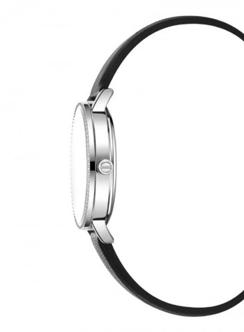 Women's Transparency Water Resistance Leather Analog Watch KC51128001