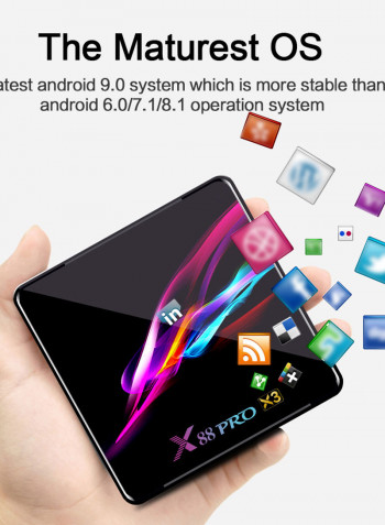 X88 Pro X3 Smart Android TV Box LU-V5-551 Multicolour
