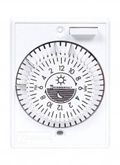 24-Hour Mechanical Timer White/Black 1.4x3.2x4.2inch