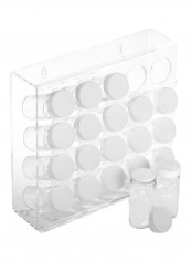 Spice Rack Set Clear 10.75x4.33x11.25inch