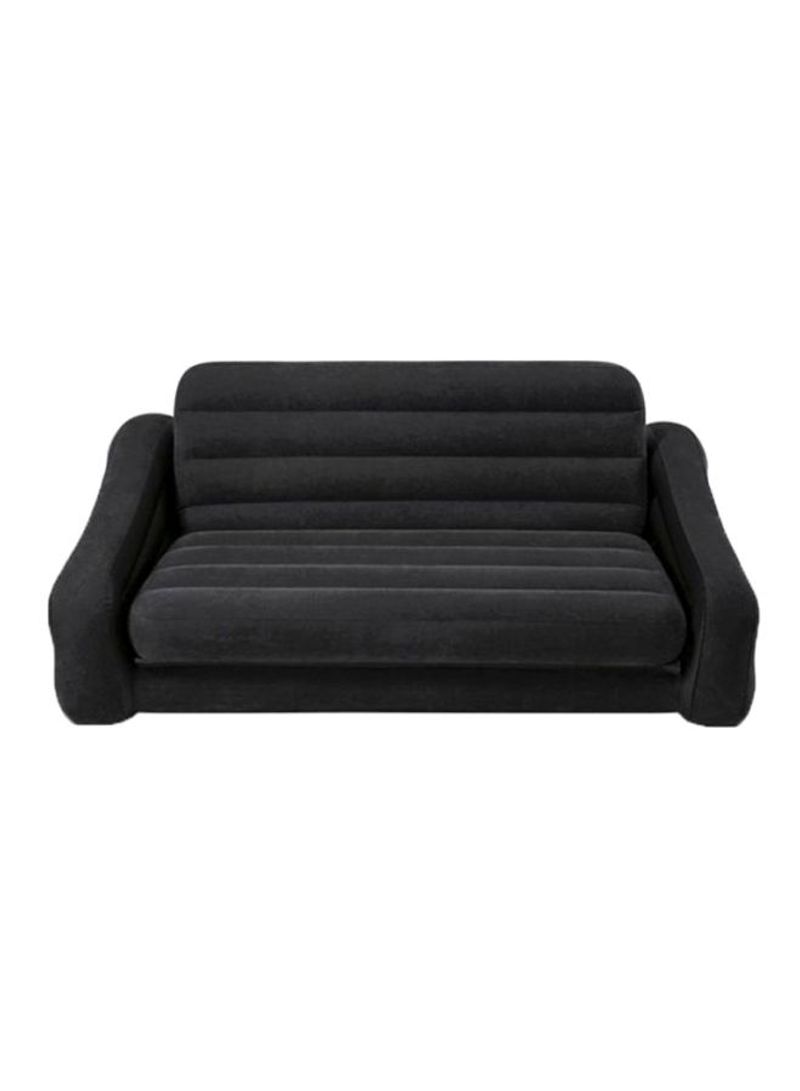 Inflatable Pull Out Sofa Bed Black 102x127x76cm