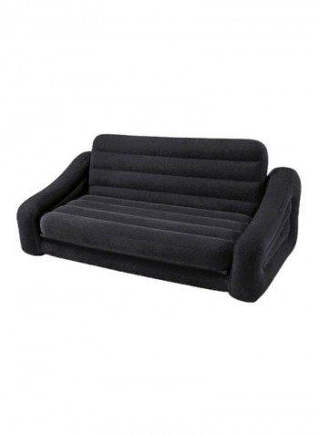 Inflatable Pull Out Sofa Bed Black 102x127x76cm