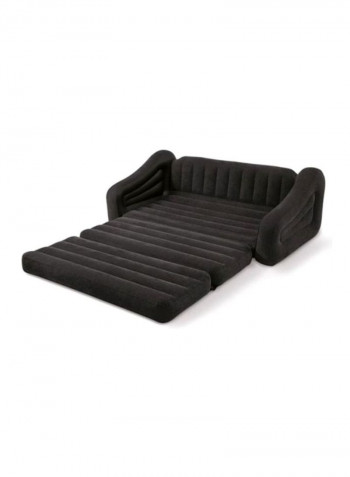 Inflatable Pull Out Sofa Bed Black 102x127x76cm