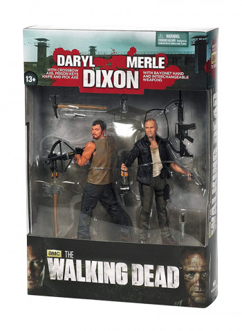 Pack Of 2 The Walking Dead TV Series 4, Merle And Daryl Dixon Brothers