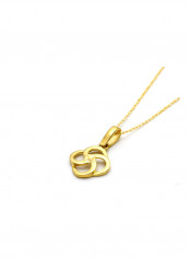 Real Gold Fan Necklace