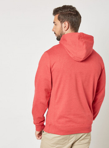 Logo Hoodie Deep Crimson Htr